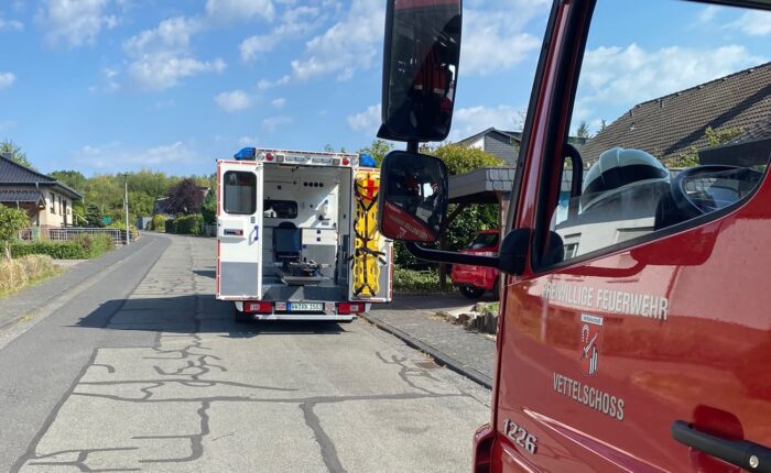 Unterstützung Rettungsdienst Feuerwehr Vettelschoß