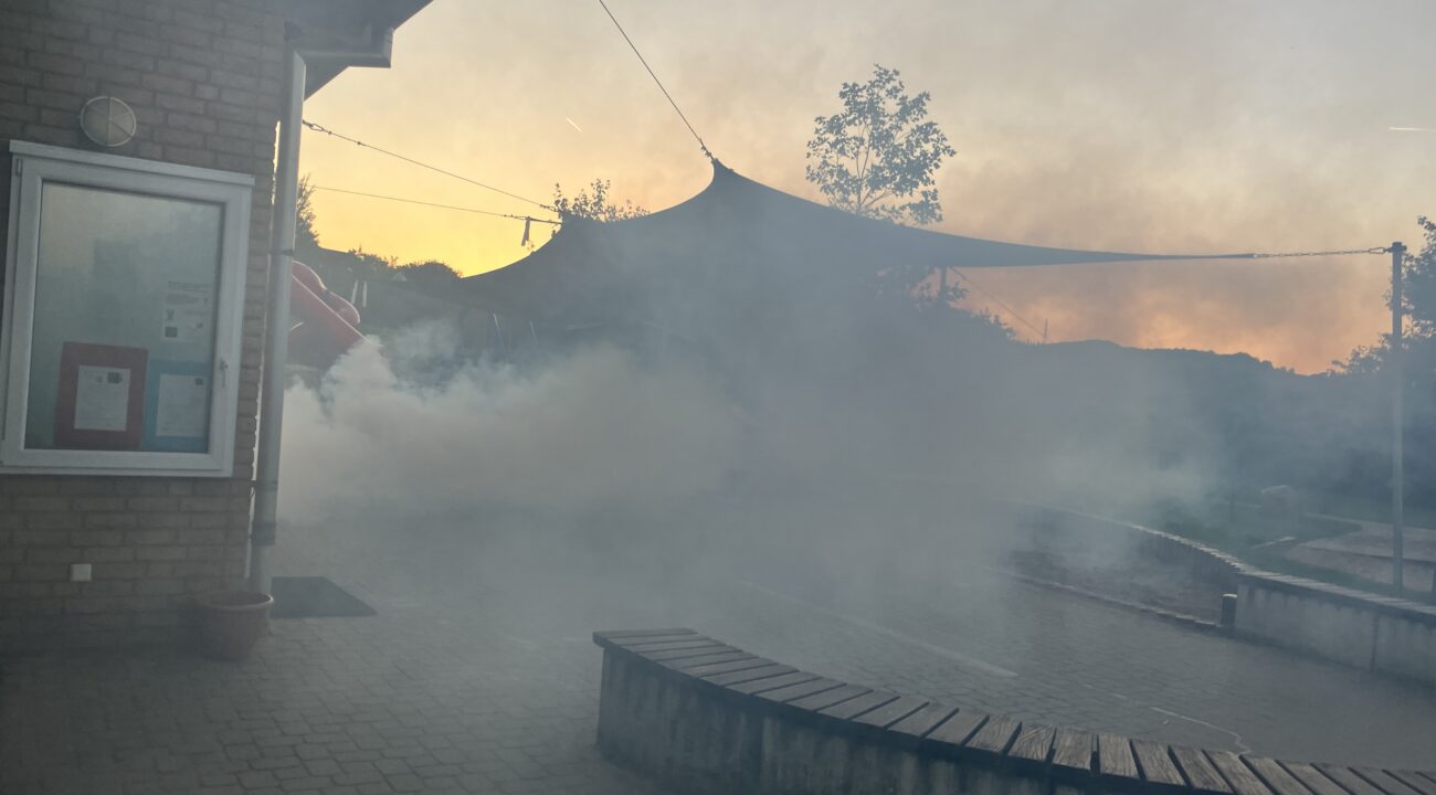 Einsatzübung im Kindergarten Kalenborn, Feuerwehr Vettelschoß
