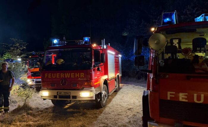 Waldbrand Feldkirchen, TLF Vettelschoß Feuerwehr