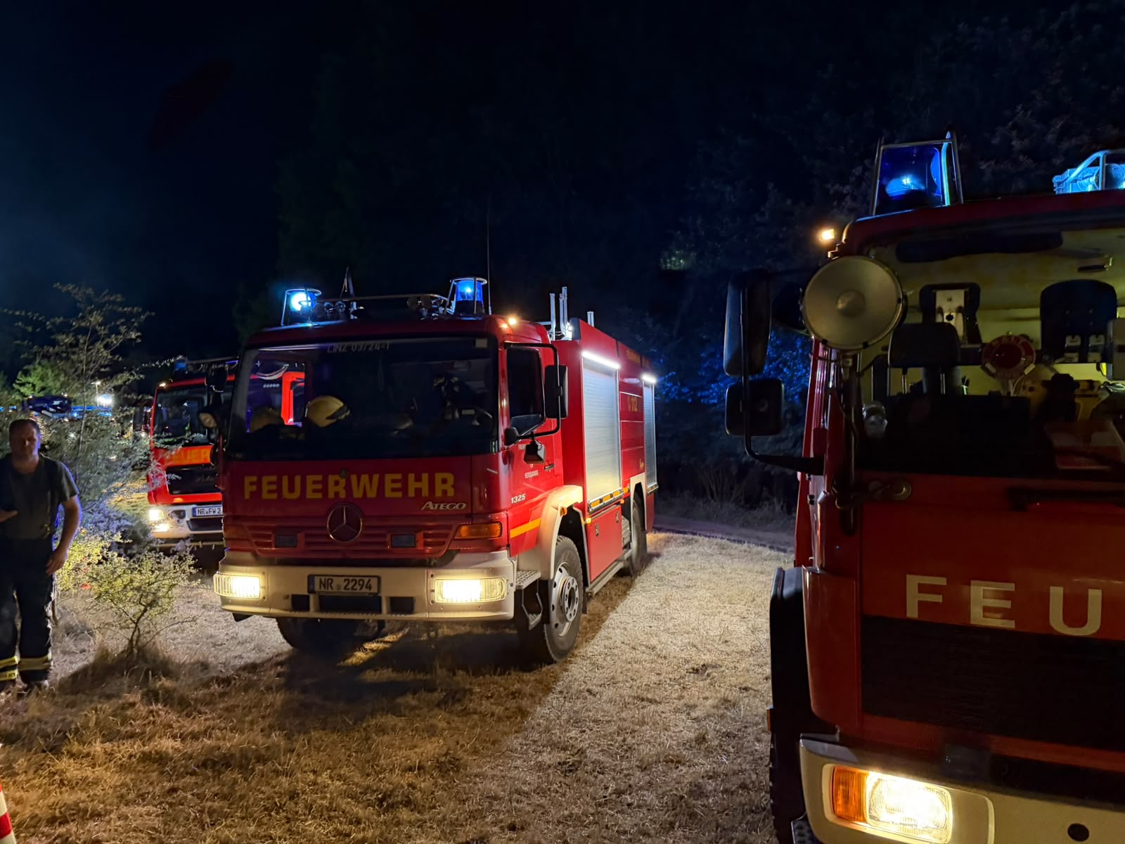 Waldbrand 1 Waldbrand Feldkirchen, TLF Vettelschoß Feuerwehr