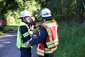 Waldbrandübung Landkreis Neuwied, 08.06.2024, Feuerwehr, Feuerwehr Vettelschoß, Waldbrand, Waldbrandübung