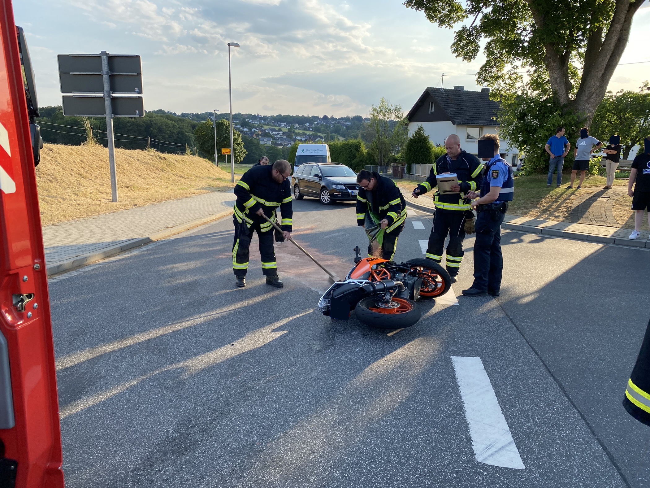 Feuerwehr Vettelschoß, Vettelschoß, Unfall, 15.06.2023, Polizei Linz am Rhein