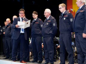 Feuerwehrtag VG Linz am Rhein 2024, Feuerwehr Vettelschoß, Beförderungen, Feuerwehr, VG Linz am Rhein, Vettelschoß