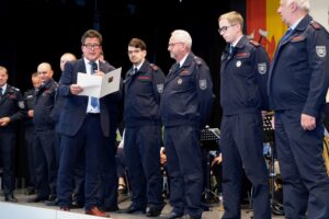 Feuerwehrtag VG Linz am Rhein 2024, Feuerwehr Vettelschoß, Beförderungen, Feuerwehr, VG Linz am Rhein, Vettelschoß