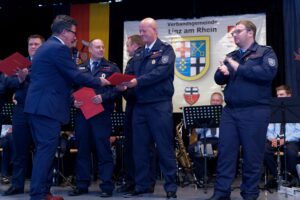 Feuerwehrtag VG Linz am Rhein 2024, Feuerwehr Vettelschoß, Beförderungen, Feuerwehr, VG Linz am Rhein, Vettelschoß